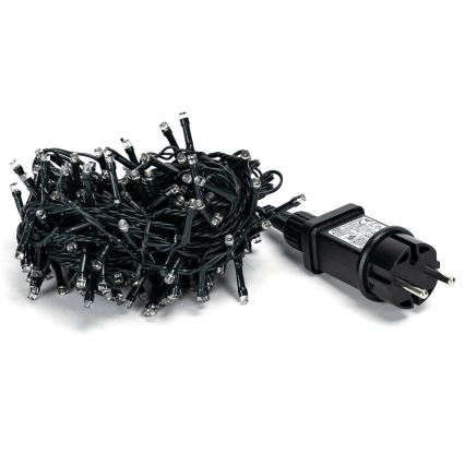 Aigostar - Зовнішня різдвяна світлодіодна гірлянда 200 світлодіодів, 8 режимів, 13 м, IP44, тепле біле