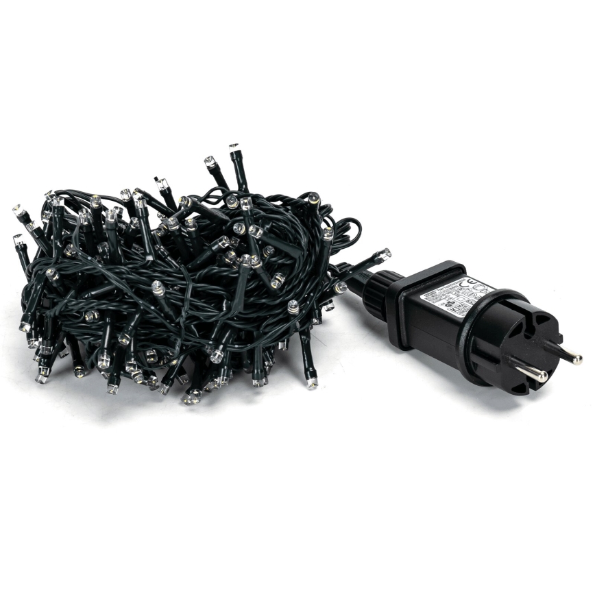 Aigostar - Зовнішня різдвяна світлодіодна гірлянда 200 світлодіодів, 8 режимів, 13 м, IP44, тепле біле