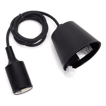 Aigostar - Кабель живлення 1xE27/60W/250V чорний
