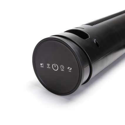 Aigostar - Колонний вентилятор 45 Вт/230 В чорний + дистанційне керування