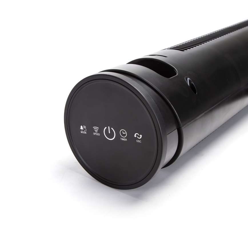 Aigostar - Колонний вентилятор 45 Вт/230 В чорний + дистанційне керування