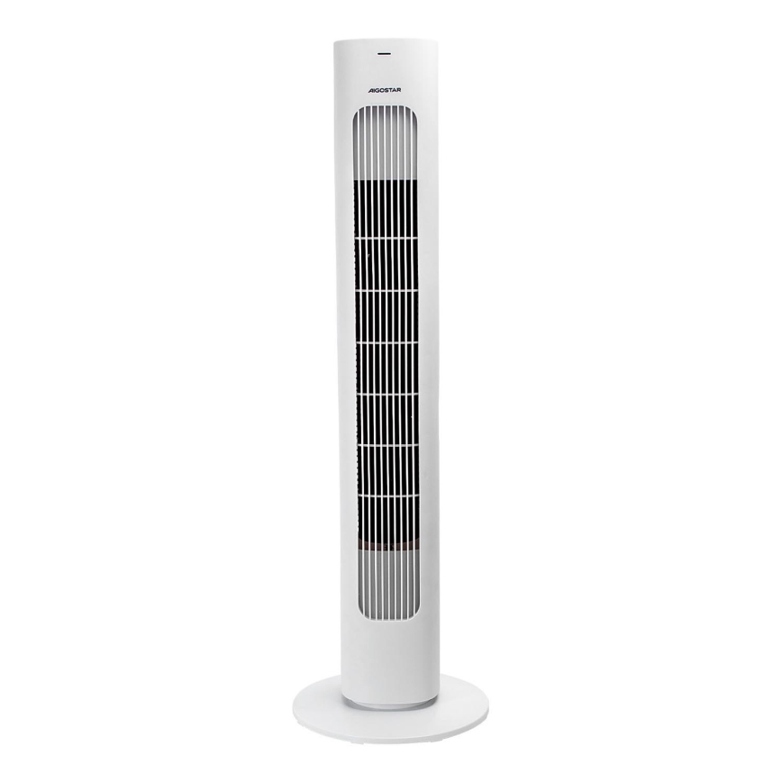 Aigostar - Колонный вентилятор 50W/230V белый + дистанционное управление