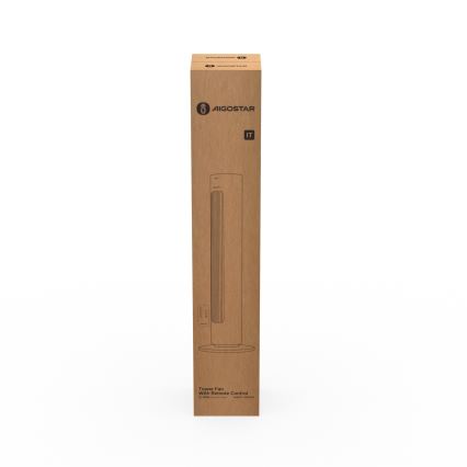 Aigostar - Колонный вентилятор 50W/230V белый + дистанционное управление
