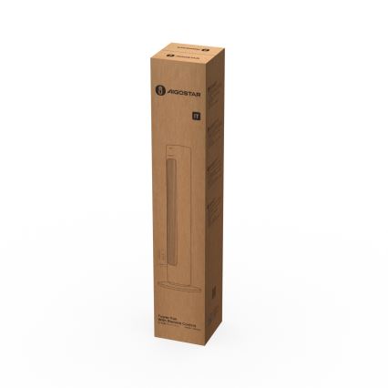 Aigostar - Колонный вентилятор 50W/230V белый + дистанционное управление