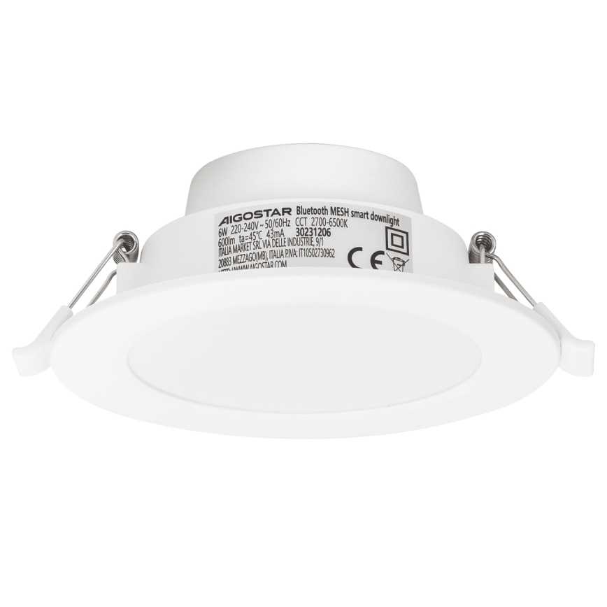 Aigostar - НАБІР 3x LED Вбудоване світильник з димером MESH LED/6W/230V 2700K-6500K діам.11,5см