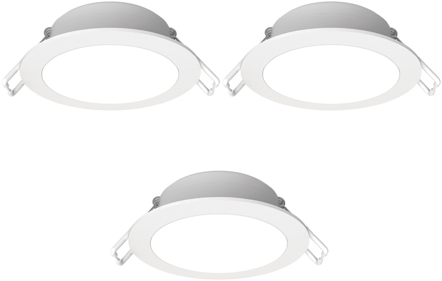 Aigostar - Комплект 3x LED світильників для ванної LED/4,8W/230V IP65 білий