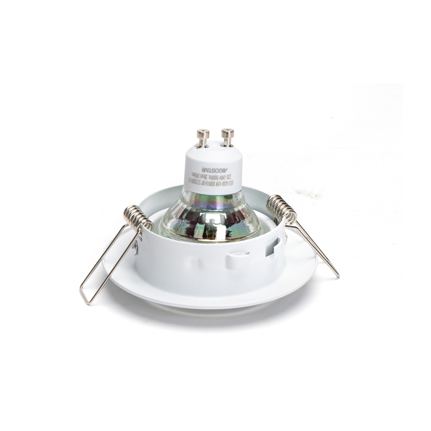 Aigostar - комплект из 3 встраиваемых LED потолочных светильников 1xGU10/4,5W/230V 6500K, белый