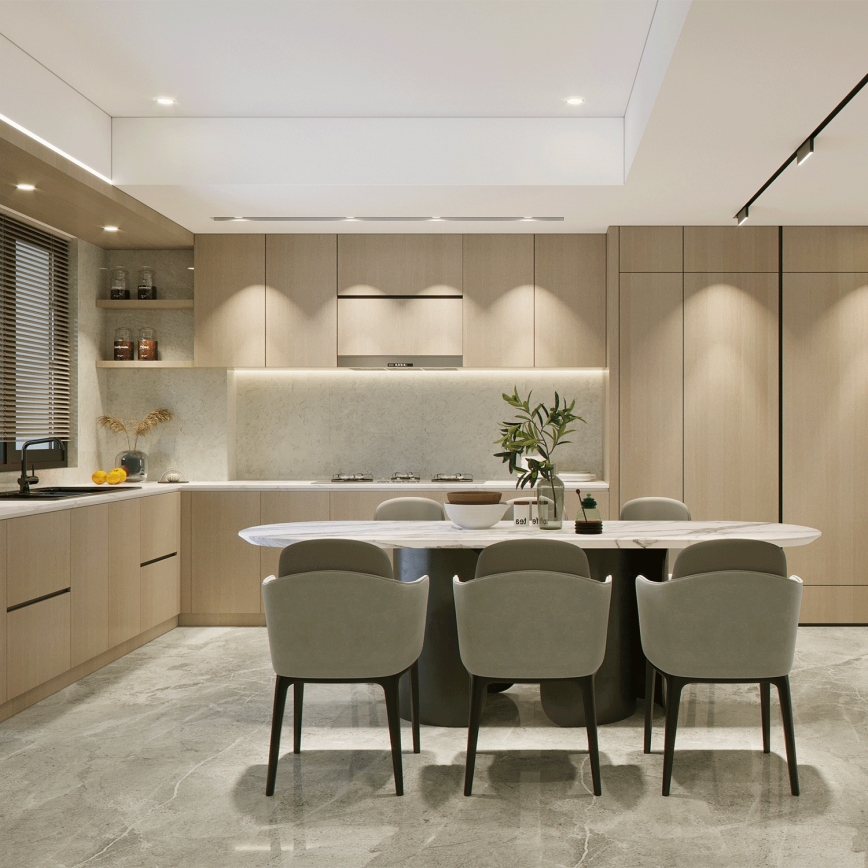 Aigostar - Комплект из 3 встраиваемых потолочных светильников LED, 5 Вт, 230 В, 3000 К, диаметр 8,5 см, белый