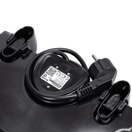 Aigostar - Контактный гриль 1000W/230V черный/матовый хром