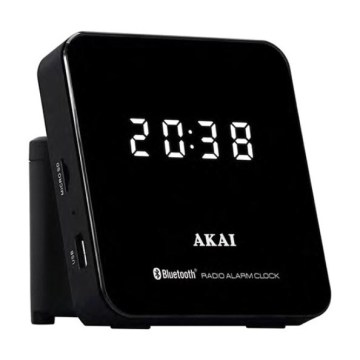 AKAI ACRS-4000 - Радиобудильник с LED-дисплеем 2,5W/5V