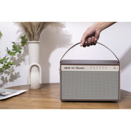 AKAI M5 THUNDER COFFEE - Бездротова колонка 70W/8000 mAh