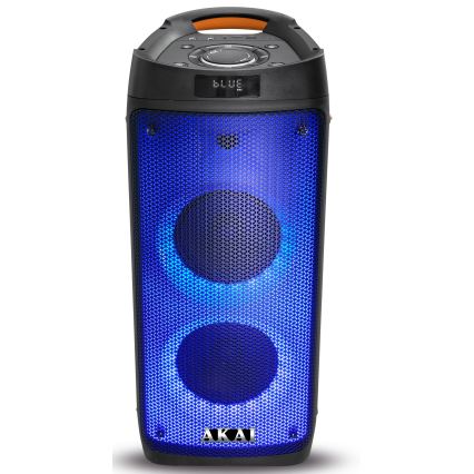 AKAI PARTY BOX 810 - Беспроводная колонка 65 Вт / 230 В, 5000 мА·ч + пульт дистанционного управления