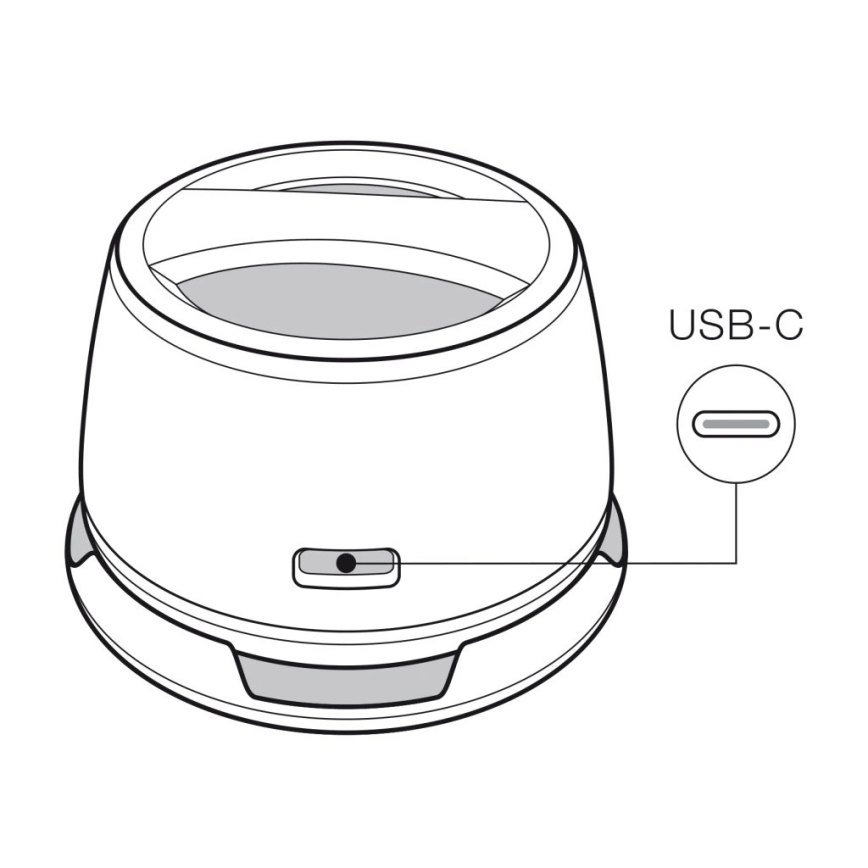 Aligator ABSMB01 - Магнитная колонка для MagSafe Mini Beat 400 mAh черная