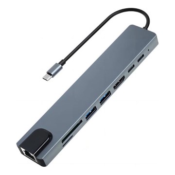 Aligator AHUB001 - USB-C хаб 8-в-1
