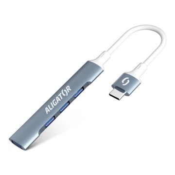 Aligator AHUB002 - USB-C хаб 4 в 1