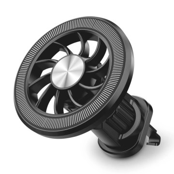 Aligator AMS06BK - Магнітний автомобільний тримач для телефону MagSafe, чорний