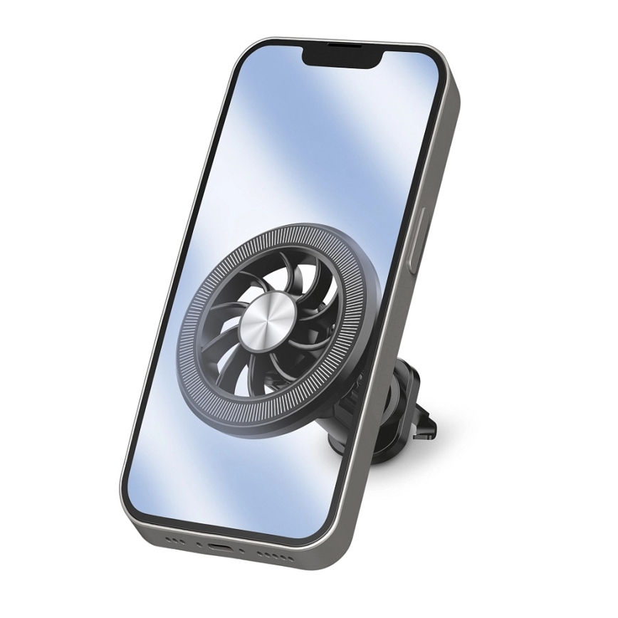 Aligator AMS06BK - Магнітний автомобільний тримач для телефону MagSafe, чорний