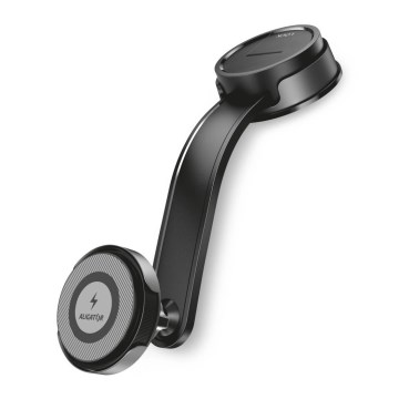 Aligator AMS07BK - Автомобільний тримач для телефону з гнучким кронштейном MagSafe, чорний