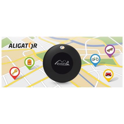 Aligator APD001 - Локатор Life Tag 1xCR2032 IP65 чорний