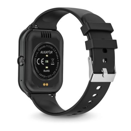 Aligator AW10BK - Розумні годинники Watch GO 220 mAh IP67 чорні