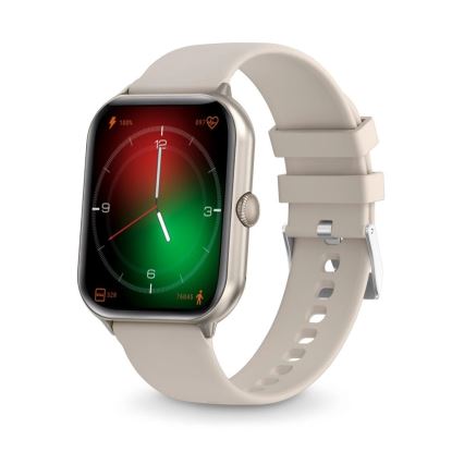 Aligator AW10SR - Смарт-годинник Watch GO 220 mAh IP67 кремовий
