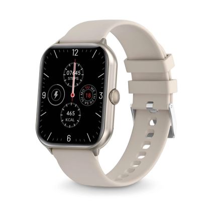 Aligator AW10SR - умные часы Watch GO 220 mAh IP67 кремовые