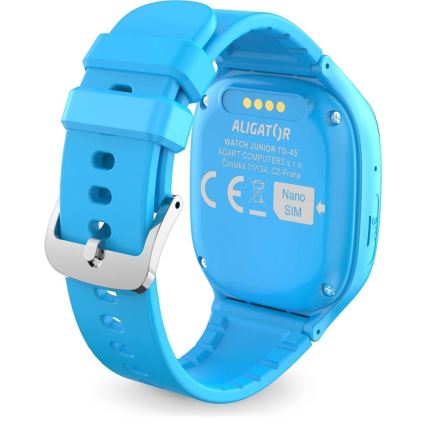 Aligator AW11BE - умные часы Watch Junior 2 450 мА·ч IP67 Wi-Fi синие