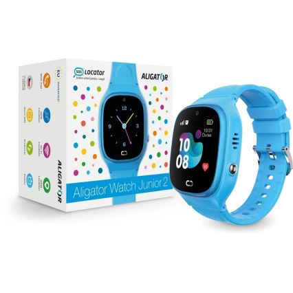 Aligator AW11BE - умные часы Watch Junior 2 450 мА·ч IP67 Wi-Fi синие