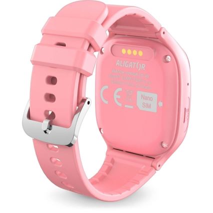 Aligator AW11PK - Розумні годинники Watch Junior 2 450 mAh IP67 Wi-Fi рожевий