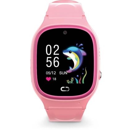 Aligator AW11PK - Умные часы Watch Junior 2, 450 мА·ч, IP67, Wi-Fi, розовые