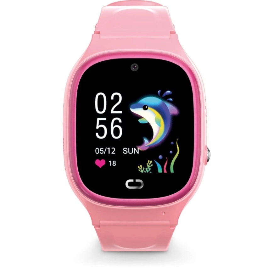 Aligator AW11PK - Умные часы Watch Junior 2, 450 мА·ч, IP67, Wi-Fi, розовые