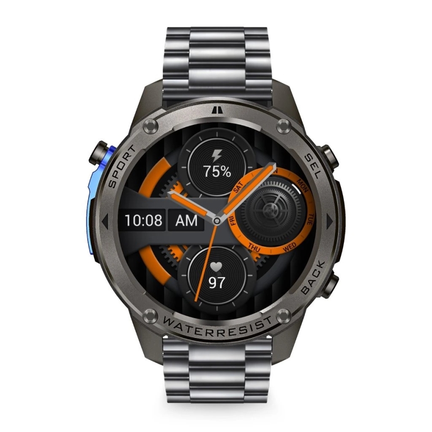 Aligator AW12BK - смарт-годинник Watch GPS 500 mAh IP69K чорний