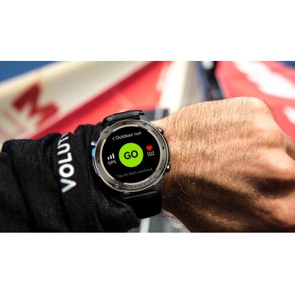 Aligator AW12BK - смарт-годинник Watch GPS 500 mAh IP69K чорний