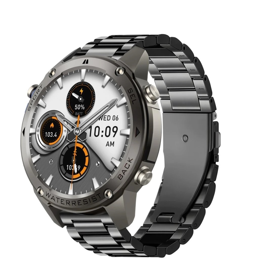 Aligator AW12BK - смарт-годинник Watch GPS 500 mAh IP69K чорний