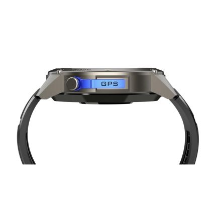 Aligator AW12BK - смарт-годинник Watch GPS 500 mAh IP69K чорний