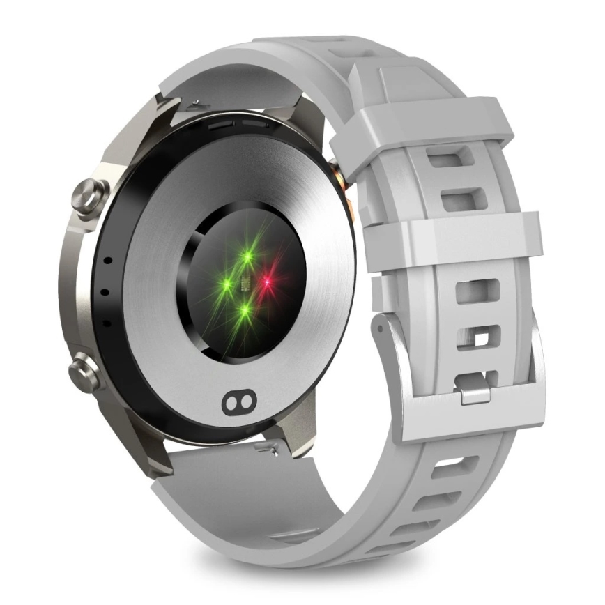 Aligator AW12SR - Розумний годинник Watch GPS 500 mAh IP69K срібний