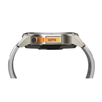 Aligator AW12SR - умные часы Watch GPS 500 мА·ч IP69K серебристые