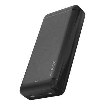 Aligator AX0004 - портативний акумулятор A-MAX 20000 mAh 3,7V чорний