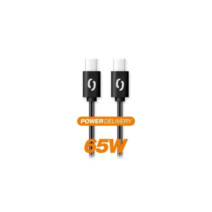 Aligator DATKP48 - USB-кабель USB-C / USB-C 65 Вт USB Power Delivery (PD) 1,5 м чорний