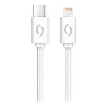 Aligator DATKP51 - USB-кабель USB-C / Lightning 30 Вт Power Delivery 1,5 м білий