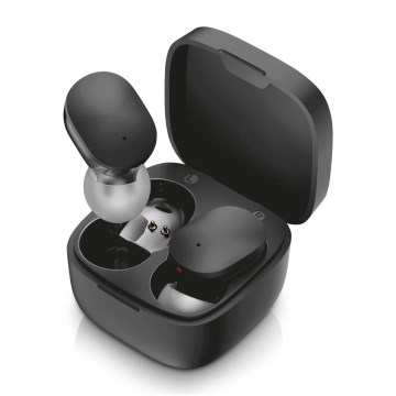 Aligator TWS05 - бездротові навушники Pods LITE 200 mAh + 2x 30 mAh IP30 чорні