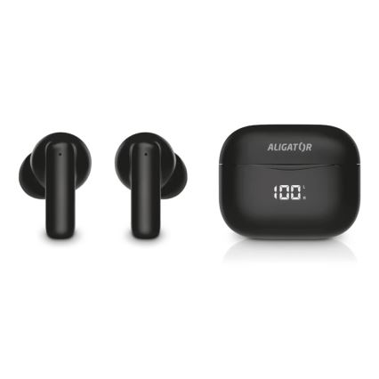 Aligator TWS06 - беспроводные наушники Pods PRO 3, 3 200 мА·ч + 2×30 мА·ч, черные
