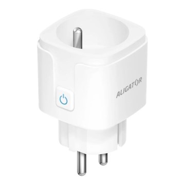 Aligator WAL001 - Розумна розетка 3680W/230V/Тип E/16A Wi-Fi Tuya