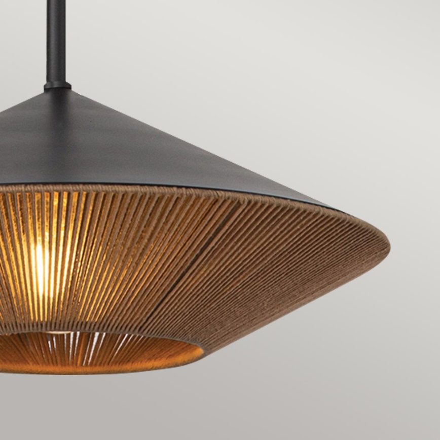 Alora Mood - Люстра на штанге DAPHNE 1xE27/60W/230V диаметр 38,1 см черный