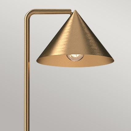 Alora Mood - Торшер REMYCK 1xE27/60W/230V золотий
