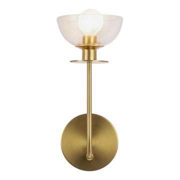 Alora Mood ALM-SYLVIA-1WB-BG-CL - Настінний світильник SYLVIA 1xE14/40W/230V золота