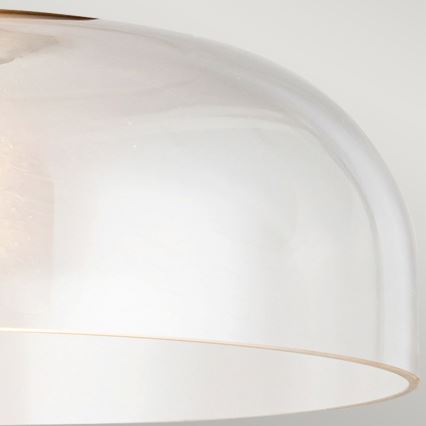 Alora Mood ALM-SYLVIA-SF-BK-CL - Стельовий світильник SYLVIA 1xE27/60W/230V чорний