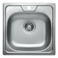 ALVEUS 1074634 - Кухонна мийка ALLUX 48x48 cm, нержавіюча сталь, сатинова поверхня