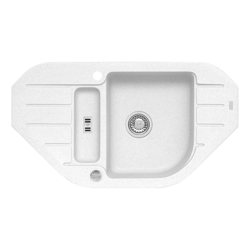 ALVEUS 1100889 - Кухонная раковина NIAGARA 90x50 см гранит/белый