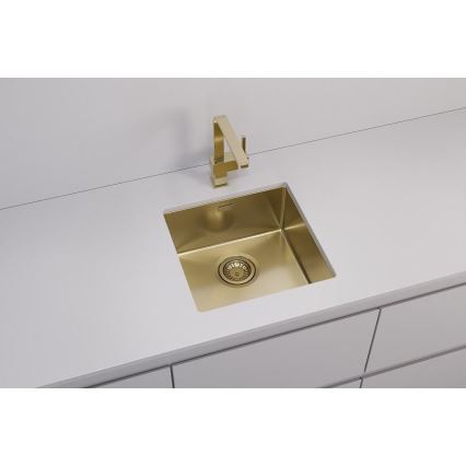 ALVEUS 1103319 - Кухонна мийка QUADRIX 45x45 см monarch золотий